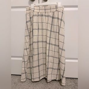 A New Day Plaid Maxi Skirt